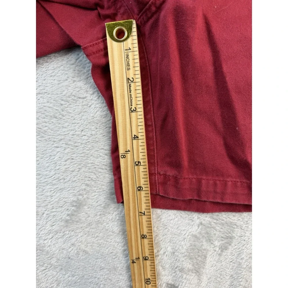 Y2k Polo Ralph Lauren Shorts Mens XXL Khaki Red Classic Fit Drawstring Cotton